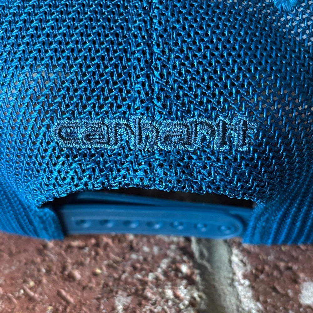 Carhartt Bright Blue Mesh-Back Flexfit Trucker Hat - Picture 6 of 9